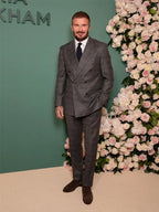 David Beckham Grey Suit