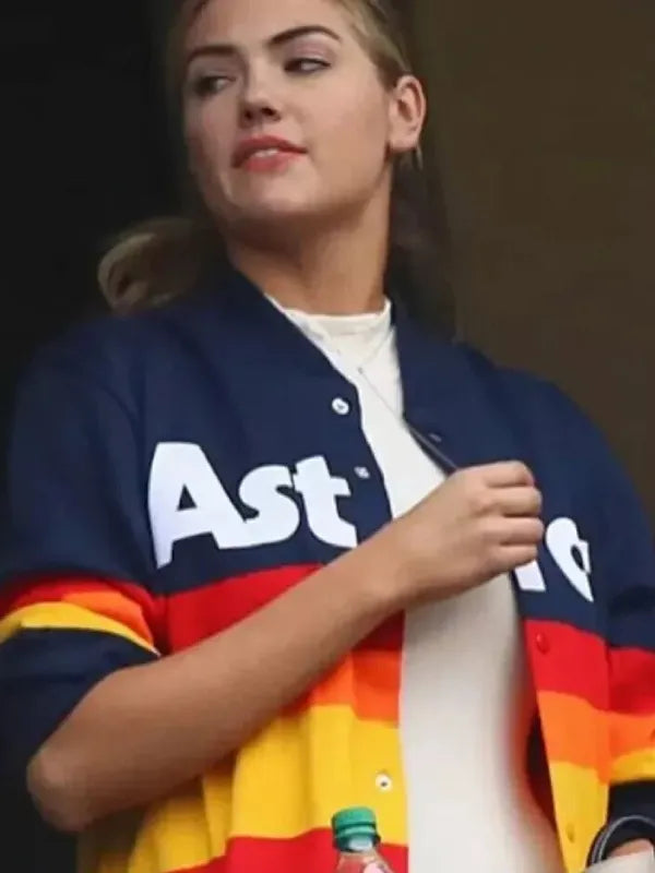 Kate Upton Astros Jacket 2022