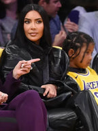 Kim Kardashian Leather Jacket