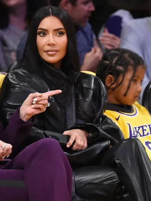 Kim Kardashian Leather Jacket
