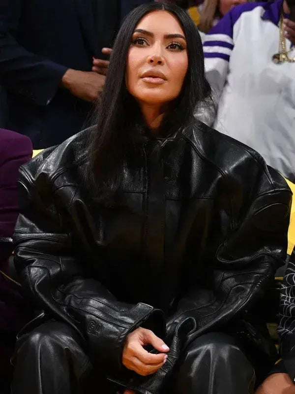 Kim Kardashian Leather Jacket