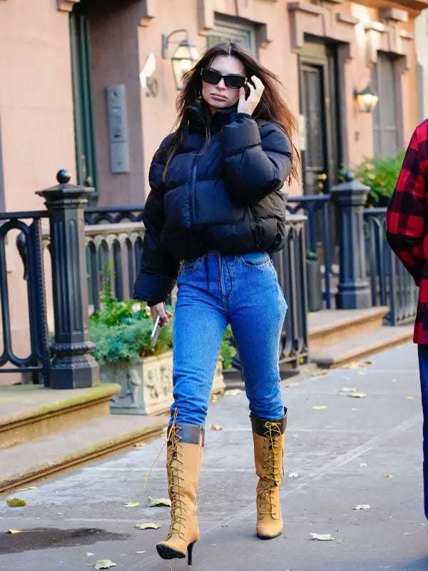 Emily Ratajkowski North Face
