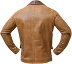 Morgan Brown Sheep Leather Jacket Zing Apparel