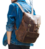 Personalized Premium Leather Travel Bag, Brown Zing Apparel