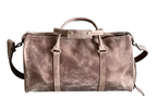 Crazy Horse Cow Leather Duffle Bag Zing Apparel