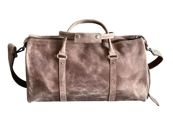 Crazy Horse Cow Leather Duffle Bag Zing Apparel