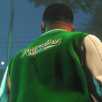 Franklin Clinton Grand Theft Auto V Green Jacket