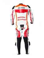 Honda Motorcycle Racing Suit Faux Leather