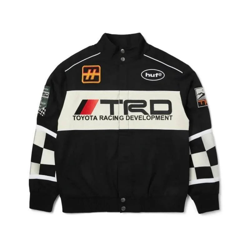 Huf X Toyota Trd Global Racing Jacket Brown - Embroidery