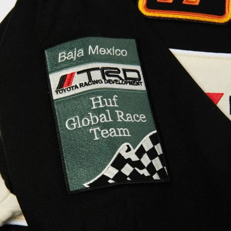 Huf X Toyota Trd Global Racing Jacket Brown - Embroidery