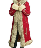 Women Christmas Chronicles Mrs. Claus Coat Zing Apparel