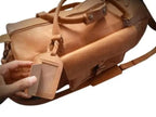 Vintage Leather Gym Bag Men, Brown Zing Apparel