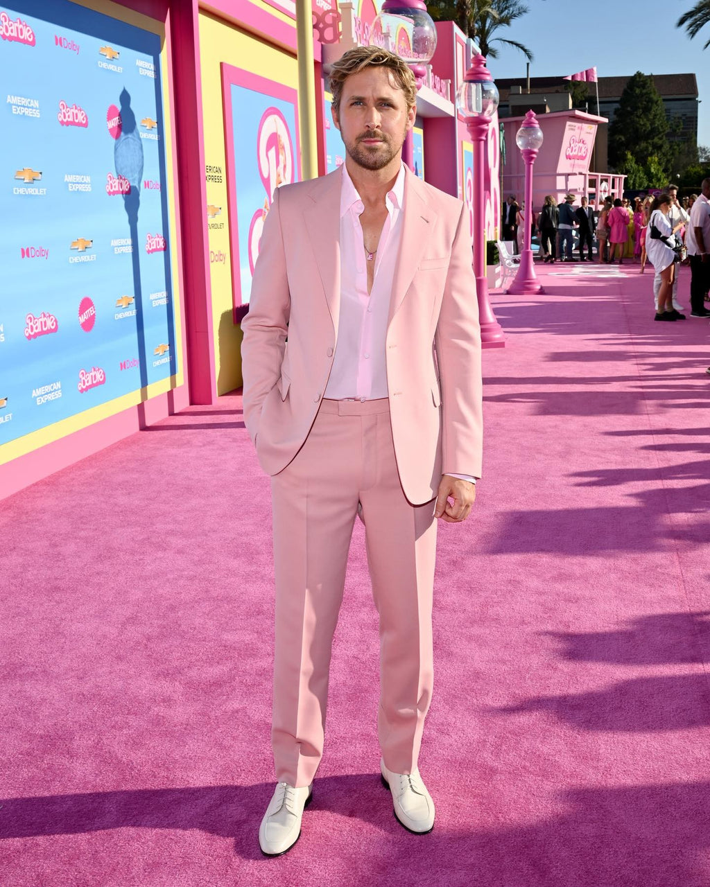 Ryan Gosling Pink Suit