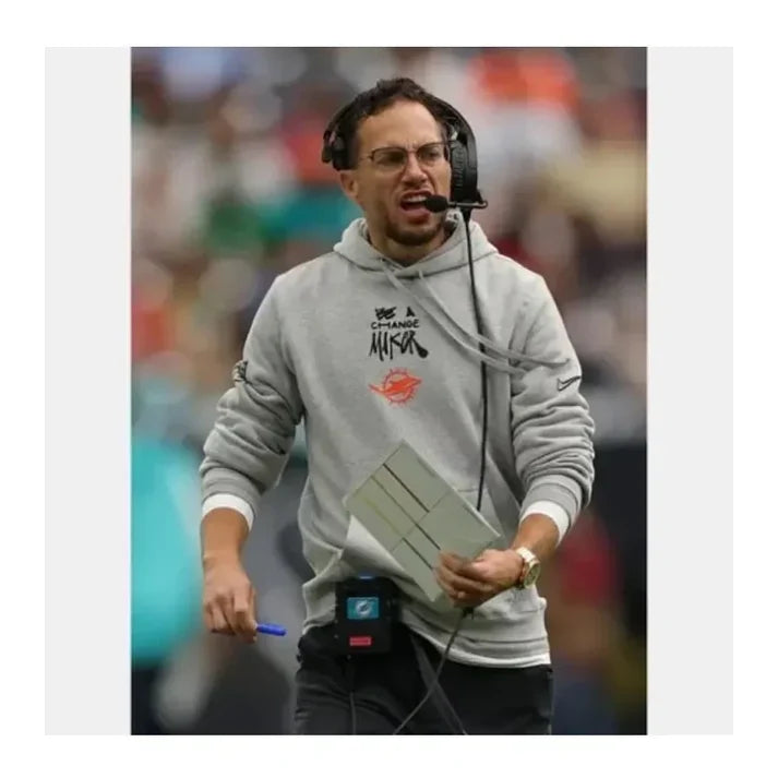 Miami Dolphins Be A Change Maker Grey Hoodie