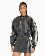 Adidas Black Leather Jacket Women