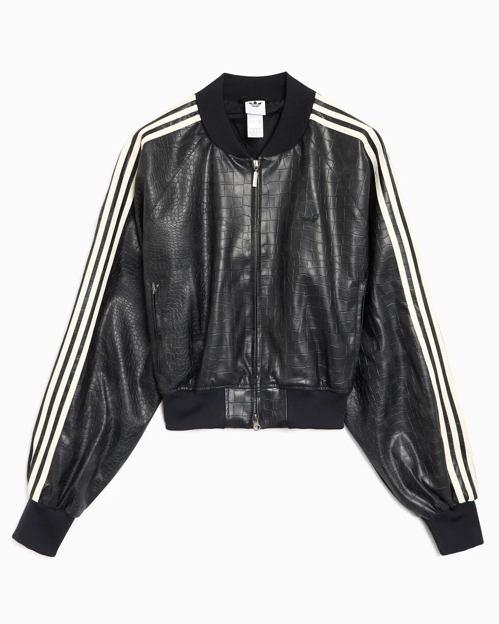 Adidas Black Leather Jacket Women