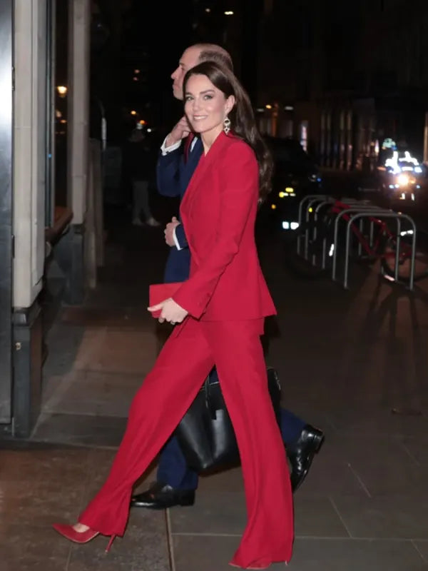 Kate Middleton Red Suit