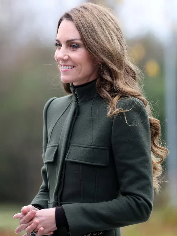 kate middleton green coat
