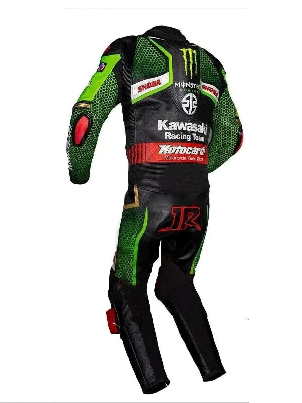 Kawasaki Ninja Motorbike Leather Racing Suit