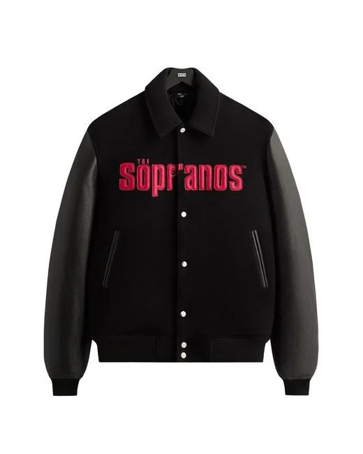 Kith For The Sopranos Varsity Jacket Black