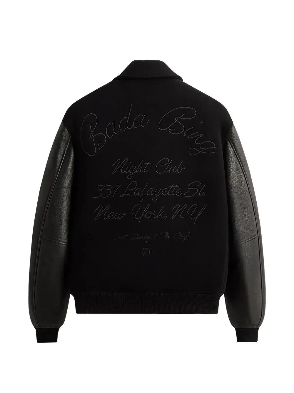 Kith For The Sopranos Varsity Jacket Black