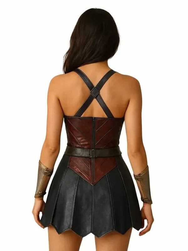 Leather Wonder Woman Cosplay Costume