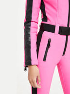 Lindsay Lohan Pink Ski Suit