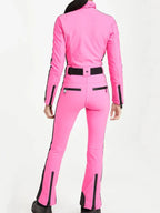 Lindsay Lohan Pink Ski Suit