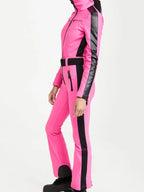 Lindsay Lohan Pink Ski Suit