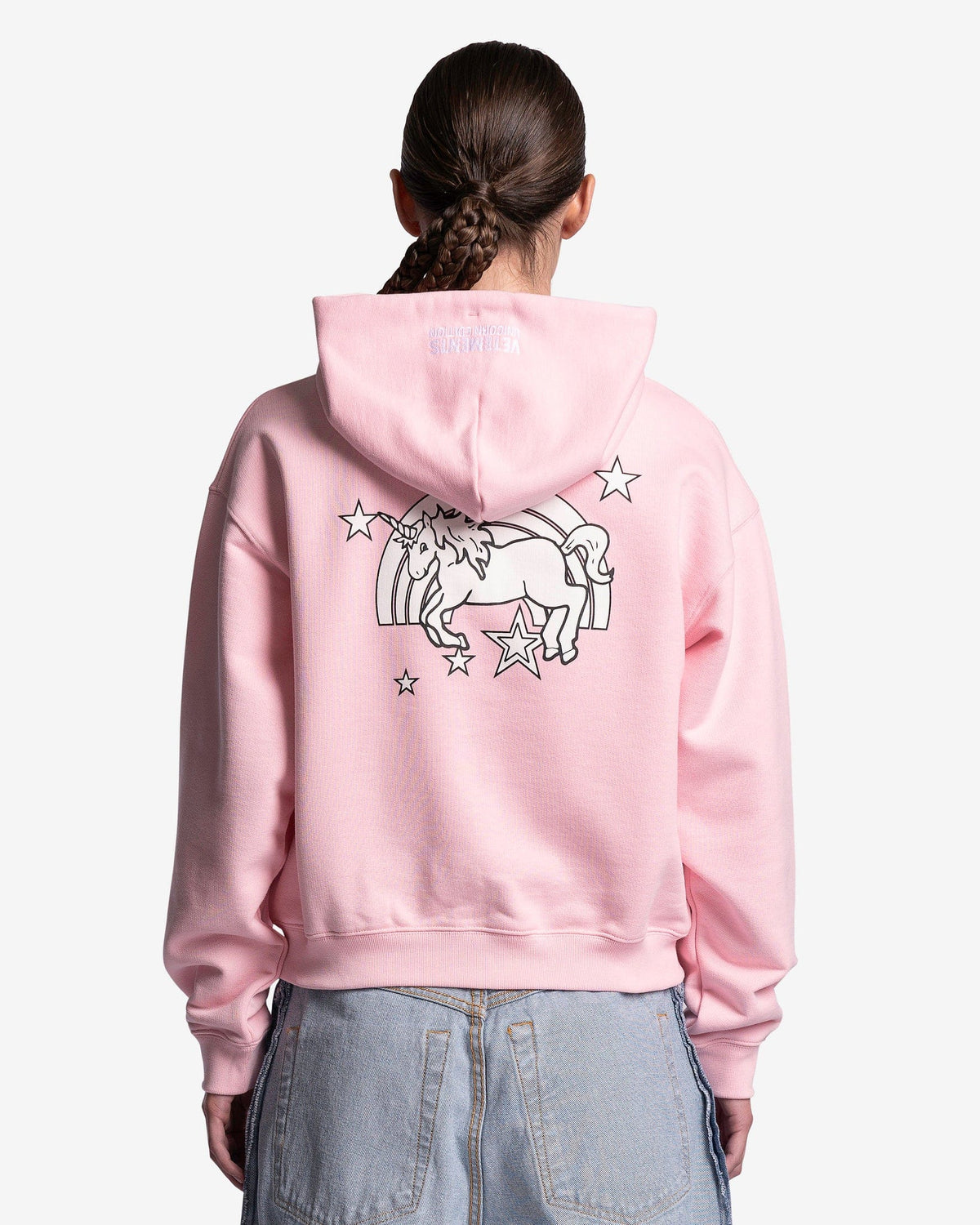 Pink Unicorn Vetements Hoodie