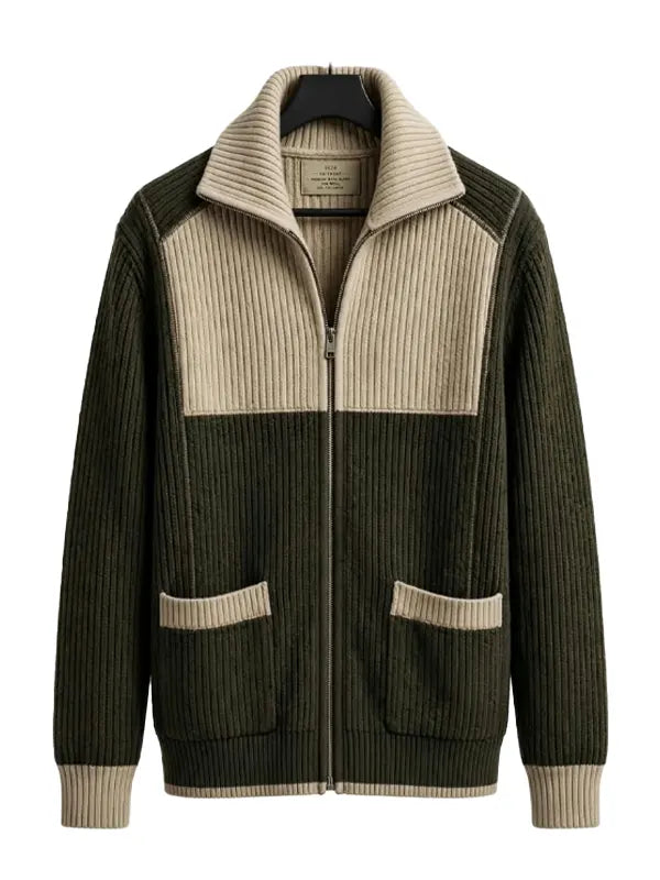 Men's Heavyweight Full-Zip Knit Sweater