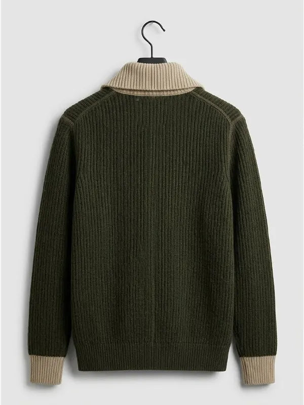 Men's Heavyweight Full-Zip Knit Sweater