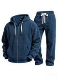 Men's Ribbed Knit Tracksuit