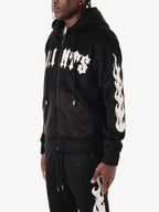 Men's Saints Mohair Full-Zip Hoodie - Black