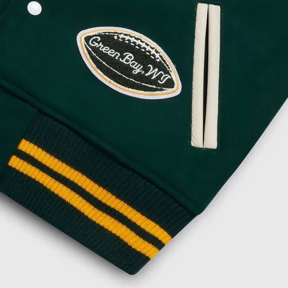 OVO X NFL Green Bay Packers Varsity Jacket