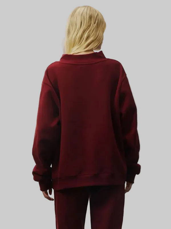 parke-holiday-plaid-varsity-mockneck-Sweatshirt-maroon-plaid