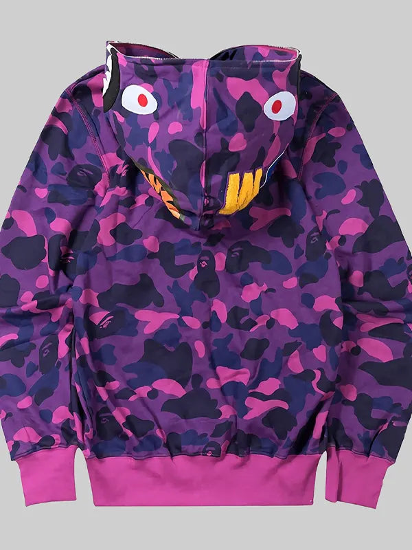 Purple Bathing Ape Hoodie