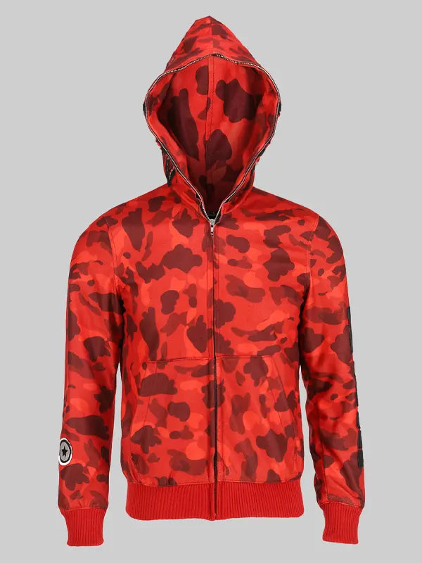 Red Bathing Ape Hoodie