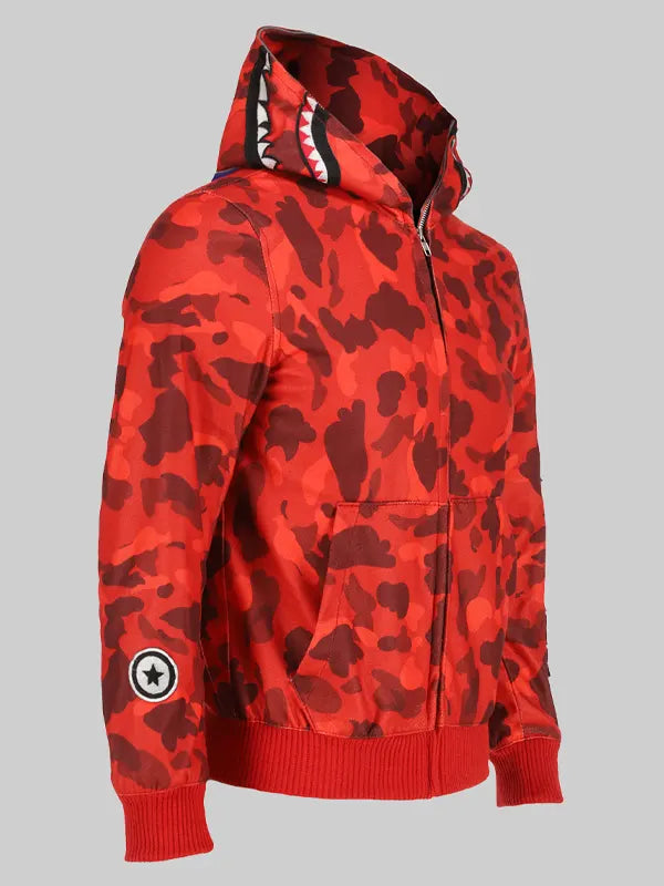 Red Bathing Ape Hoodie
