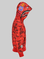 Red Bathing Ape Hoodie