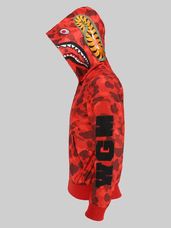 Red Bathing Ape Hoodie