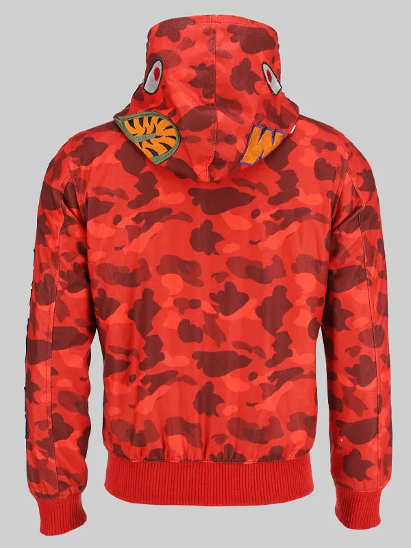Red Bathing Ape Hoodie