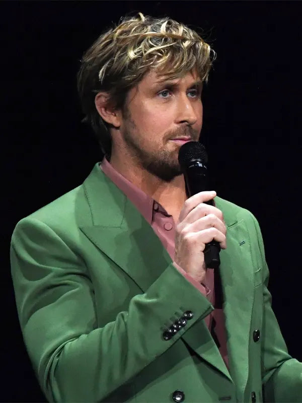 Ryan Gosling Green Suit