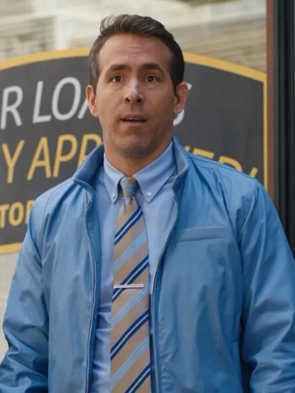 Ryan Reynolds Blue Jacket