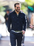 Ryan Reynolds Suede Jacket