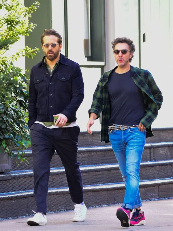 Ryan Reynolds Suede Jacket