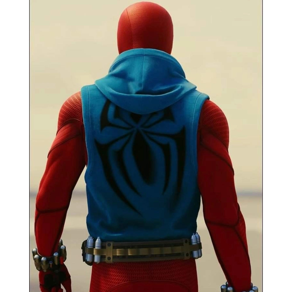 Ben Reilly Scarlet Spiderman Hooded Vest