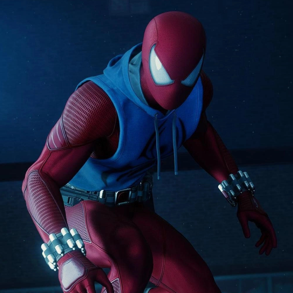 Ben Reilly Scarlet Spiderman Hooded Vest