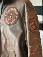 Super Bowl All Stars Vintage Leather Jacket