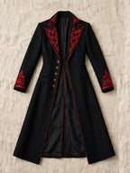 Victorian Gothic Steampunk Tailcoat - Embroidered